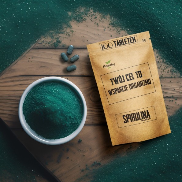 Spirulina - 100 tabletek