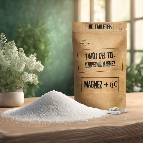Magnez + B6 - 100 tabletek