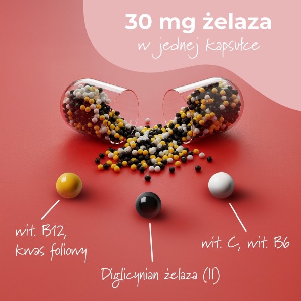 Żelazo SR - 60 kapsułek