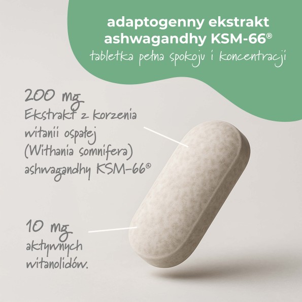 Ashwagandha KSM – 66 - 90 tabletek
