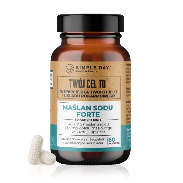 Maślan Sodu Forte - 60 Kapsułek