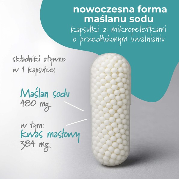 Maślan Sodu Forte - 60 Kapsułek