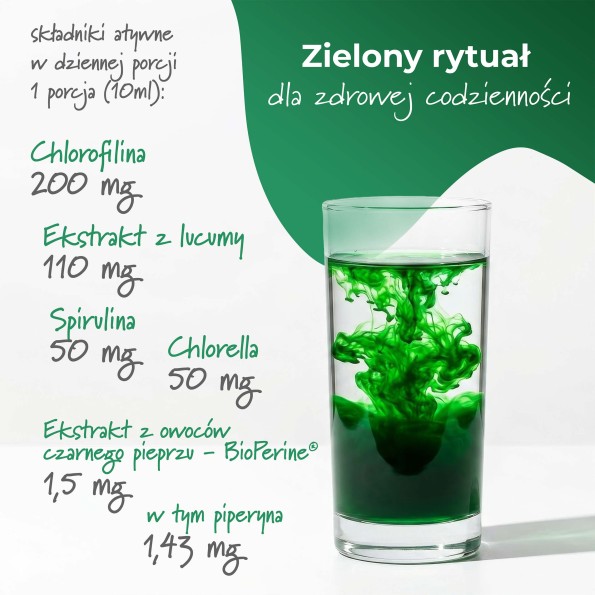 Green Energy Chlorofil - koncentrat w płynie 500 ml