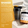 Shaker premium czarny - 400 ml