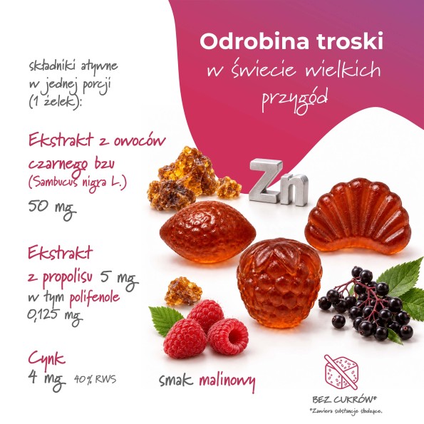 KIDS IMMUNO CYNK - 60 żelków