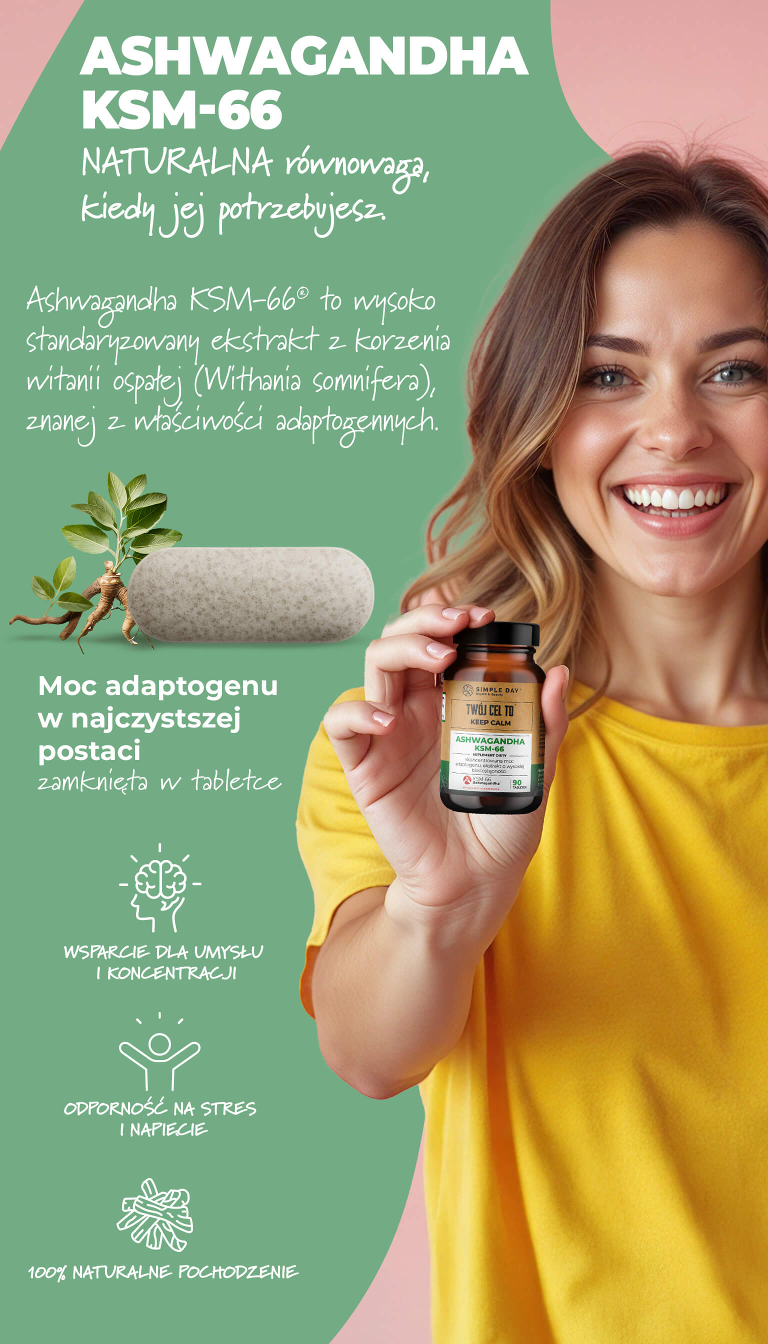 Ashwagandha KSM – 66 od Twój Cel To