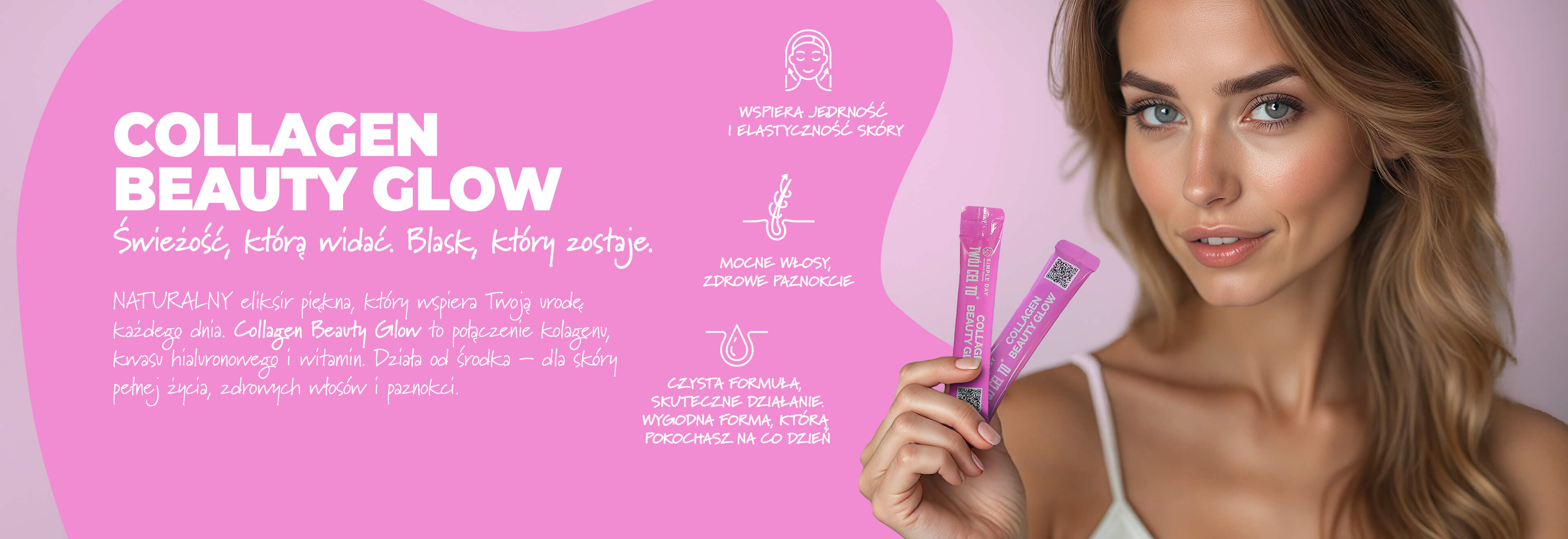 Collagen Beauty Glow - kolagen do picia na zdrową i jędrną skórę