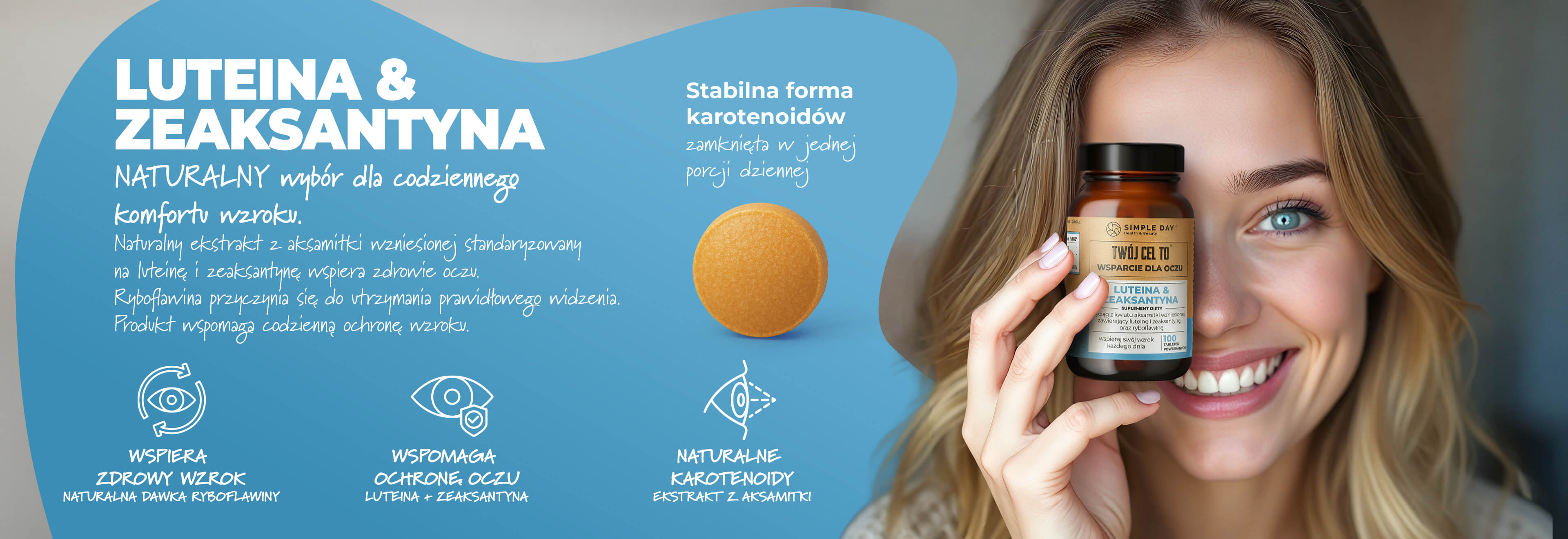 Luteina i Zeaksantyna – naturalna ochrona oczu przed ekranem i UV