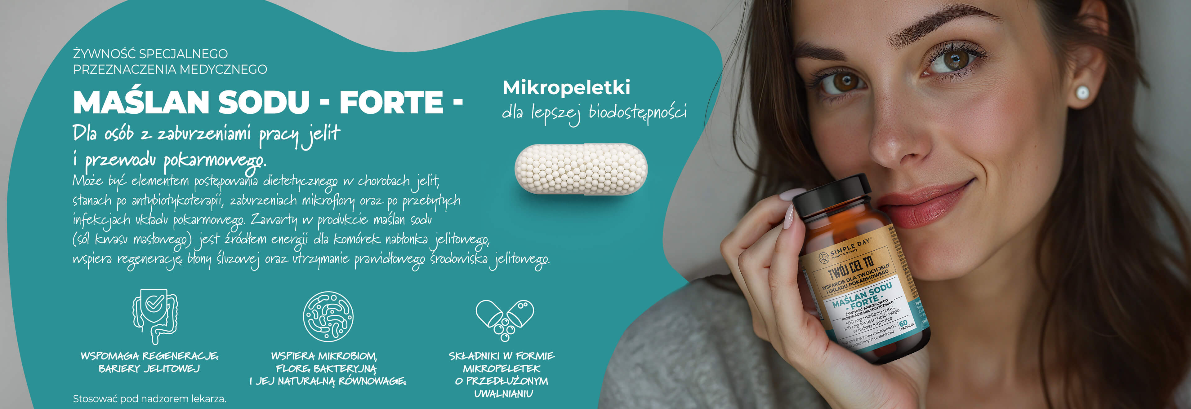 Mikropeletki Maślan Sodu FORTE o przedłużonym uwalnianiu