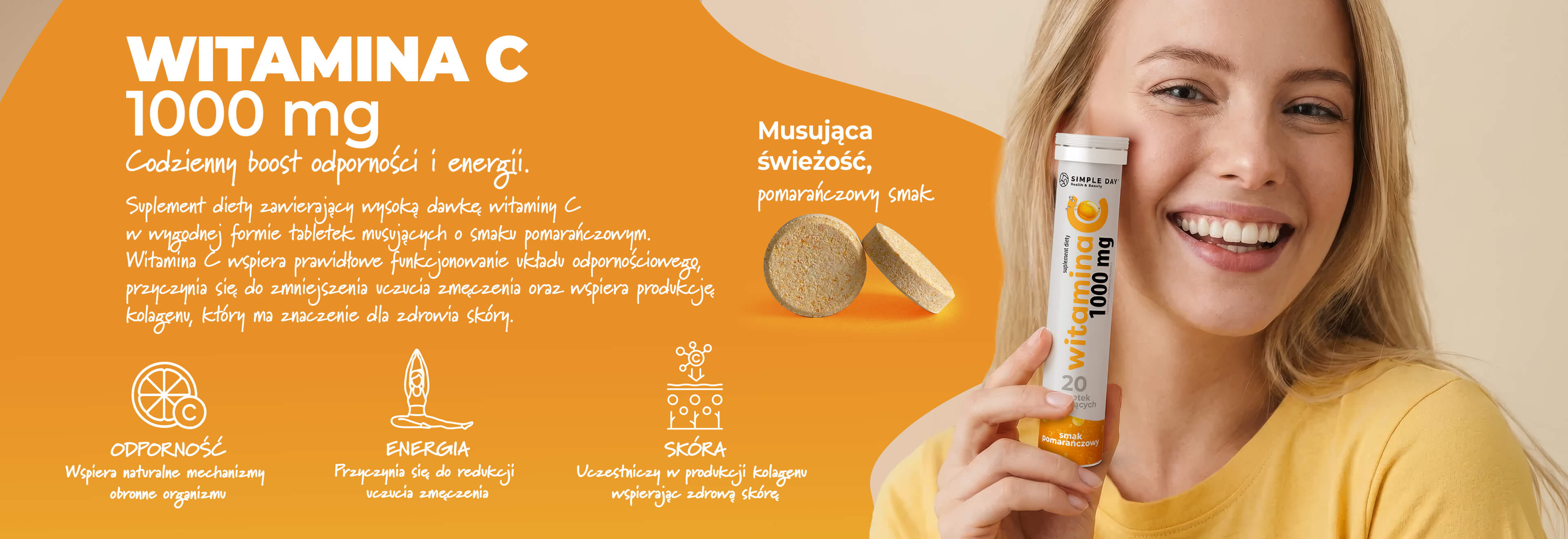 Biotyna 4xTAK - suplement na wzmocnienie włosów i paznokci.