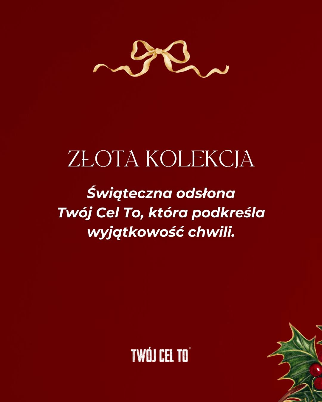 Poznaj naszą Złotą Kolekcję ✨ Limitowaną, świąteczną edycję przygotowaną specjalnie na ten...