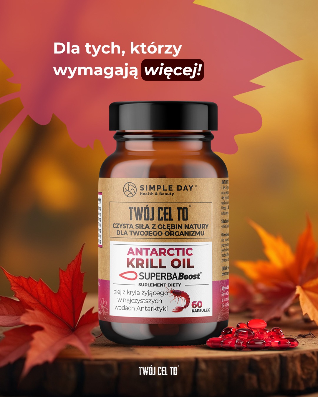 Gdy inni sięgają po standardowe oleje rybne, Ty wybierasz formułę „premium” - surowiec z...