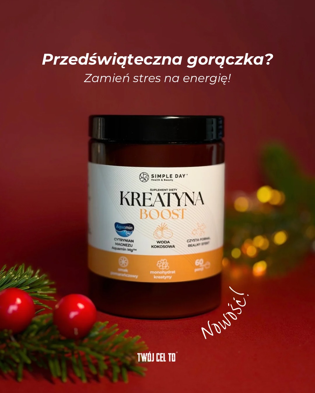 Przedświąteczna gorączka daje Ci się we znaki i masz wrażenie, że energia kończy Ci się...