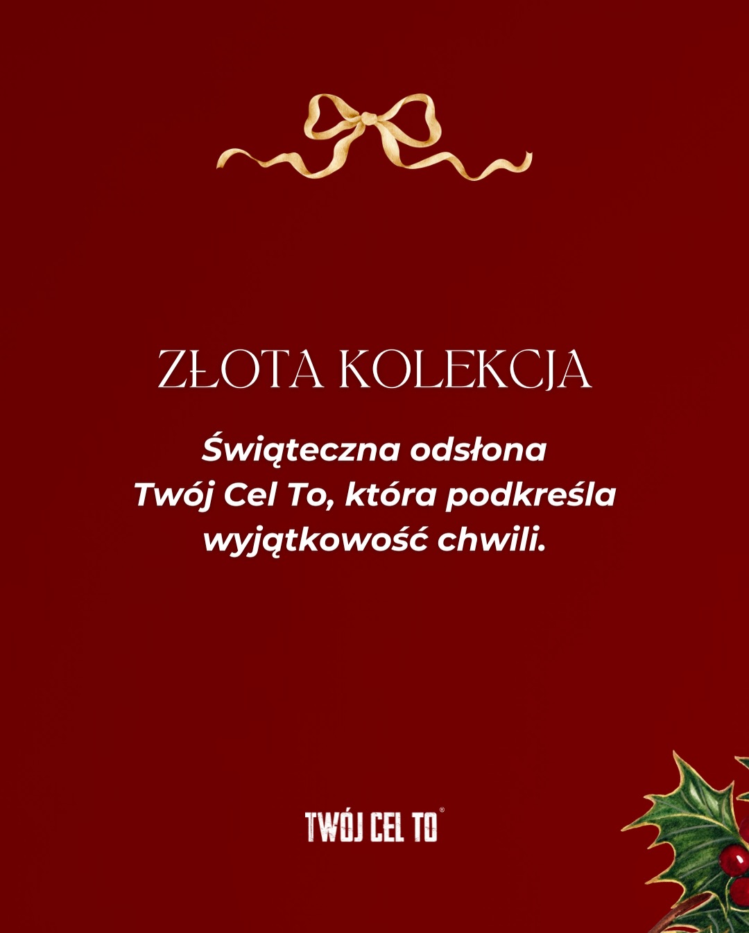 Poznaj naszą Złotą Kolekcję ✨ Limitowaną, świąteczną edycję przygotowaną specjalnie na ten...