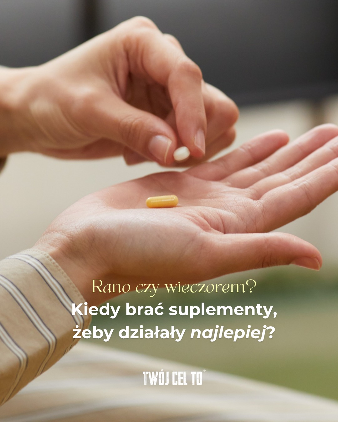 Nie chodzi tylko o co bierzesz… ale też kiedy 💡

Twój organizm działa w rytmie dobowym, a...