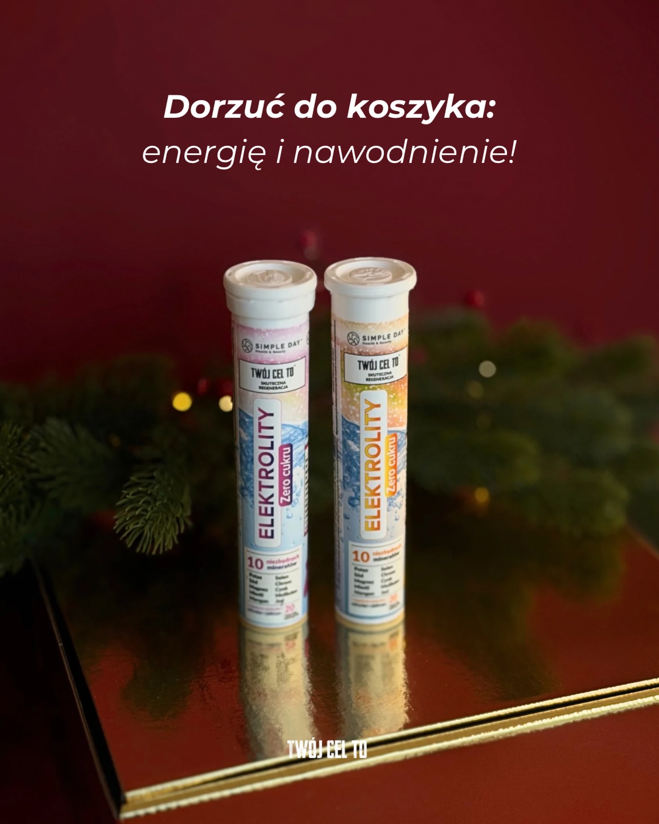 Planujesz intensywne przygotowania w kuchni? Pamiętaj o nawodnieniu! 💧🎄

✨ Elektrolity to...