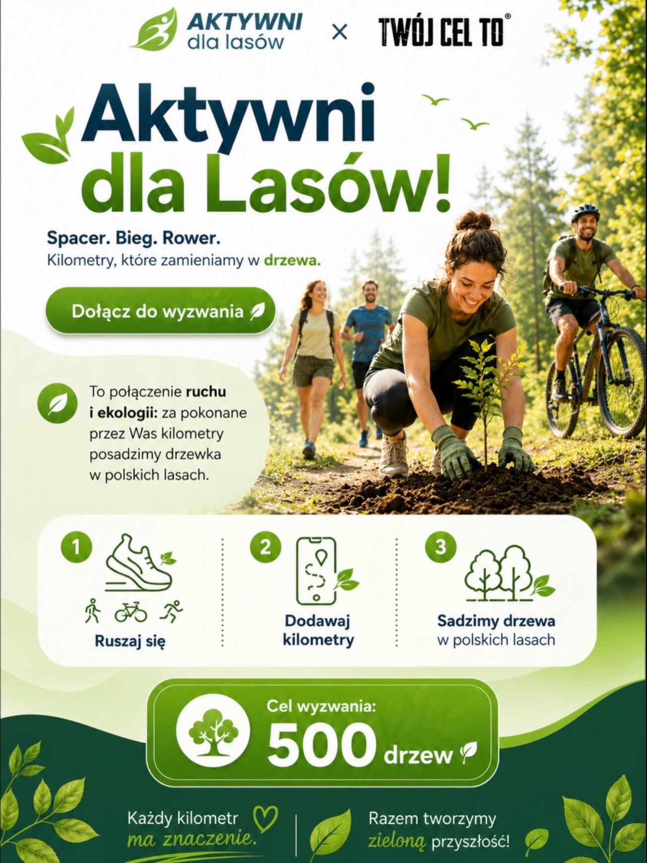 A gdyby Twój codzienny spacer mógł pomóc posadzić drzewo? 🌳

Od dziś każda aktywność może mieć...
